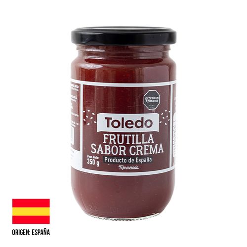 Mermelada Toledo de Frutilla Sabor Crema x 350 grs