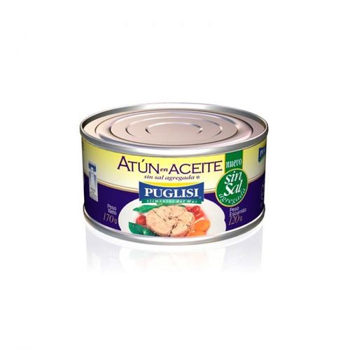 Atún Puglisi Sin Sal en Aceite 170g