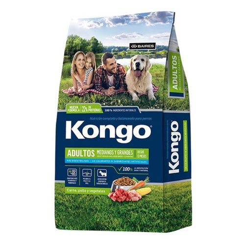 Alimento Kongo Perro Raza Mediana-Grande 8Kg