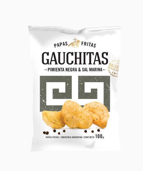 Papas Fritas Gauchitas con Pimienta Negra 100g
