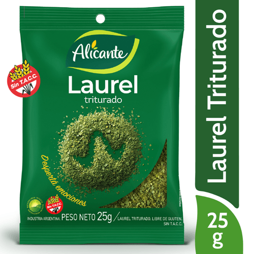 Laurel Alicante Triturado Sin Tacc 25g