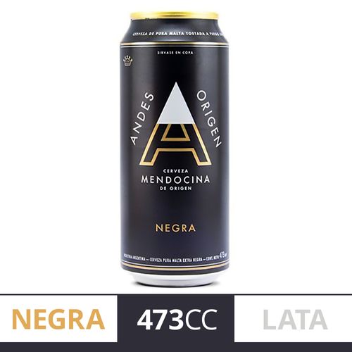 Cerveza Andes Origen Negra 473ml