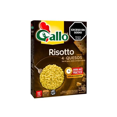 RISOTTO PRONTO 4 QUESOS