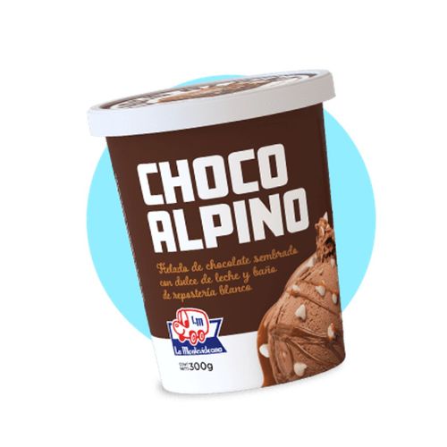 Pote Helado La Montevideana Choco Alpino 300g