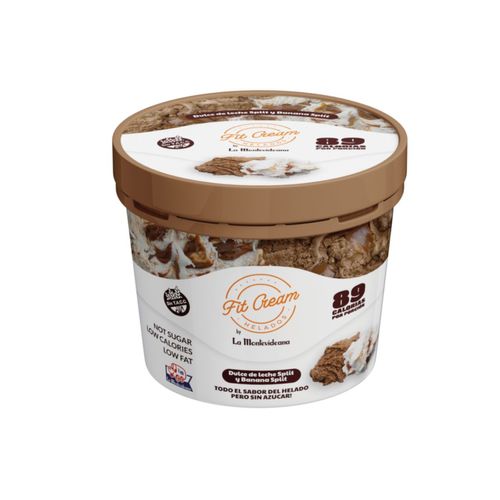 Copa Helada La Montevideana Super Dulce de Leche y Banana Split 210g