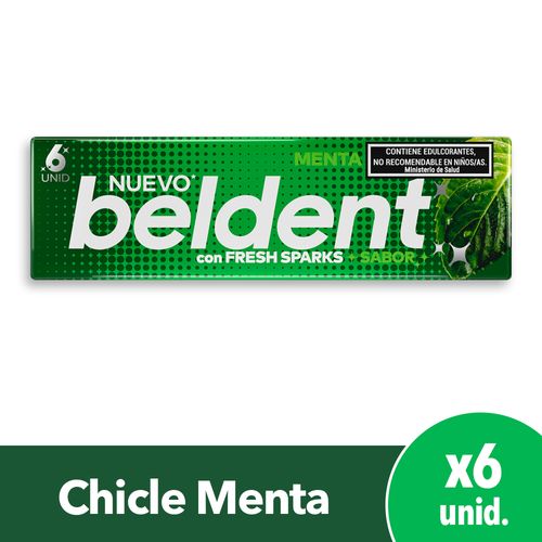 Chicles Beldent Menta x 6u