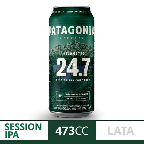 Cerveza Patagonia 24.7 IPA 473ml