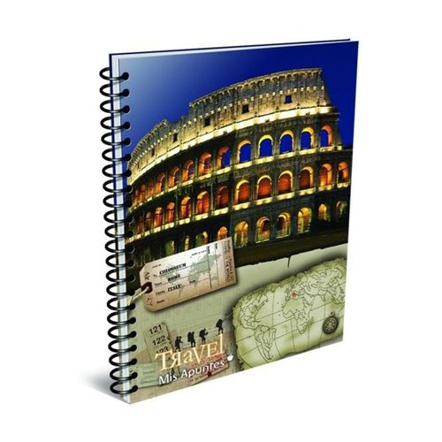 Cuaderno Mis Apuntes Cuadriculado Travel 21x29