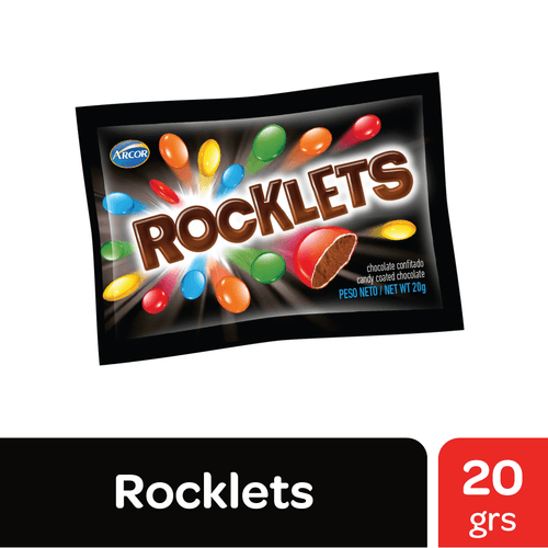 Confites de Chocolate Rocklets 20g