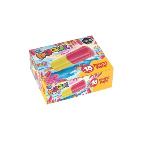 Palito Helado Mogul Limón Frutilla x 18u