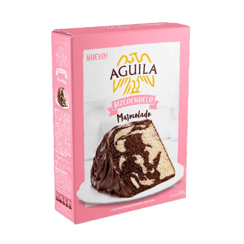 Bizcochuelo Aguila Marmolado 550g
