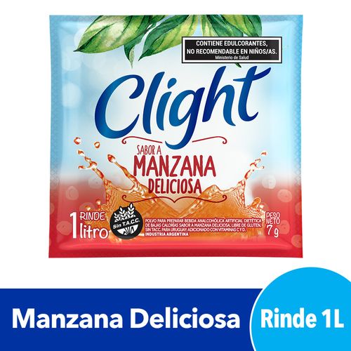 Jugo en Polvo Clight Sabor Manzana Deliciosa