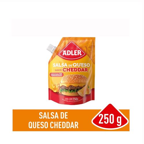 Salsa de Queso Adler Sabor Cheddar 250g
