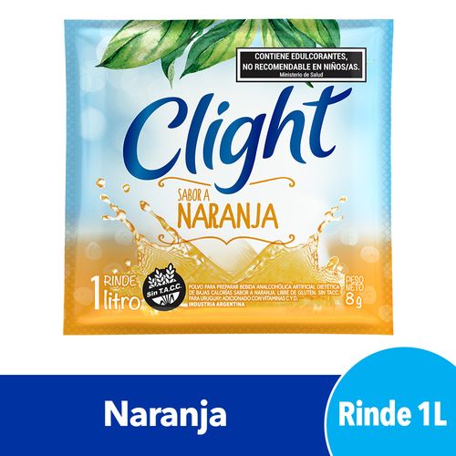 Jugo en Polvo Clight Sabor Naranja