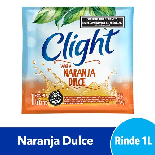 Jugo en Polvo Clight Sabor Naranja Dulce