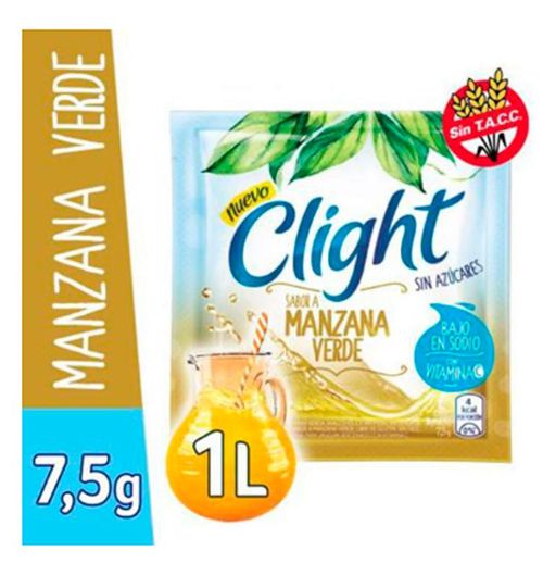 Jugo en Polvo Clight Sabor Manzana Verde