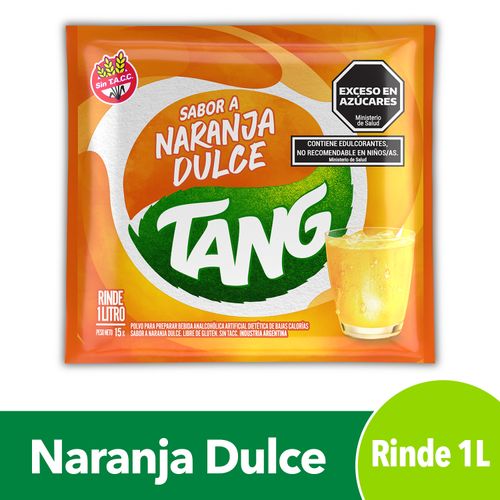 Jugo en Polvo Tang Sabor Naranja Dulce Vitamina C + D
