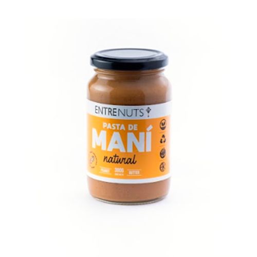 Pasta De Maní Entrenuts Natural 370g