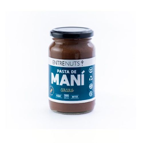 Pasta De Maní Entrenuts Cacao Amargo 370g