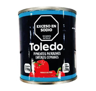 Pimientos Toledo Comunes Enteros 210g