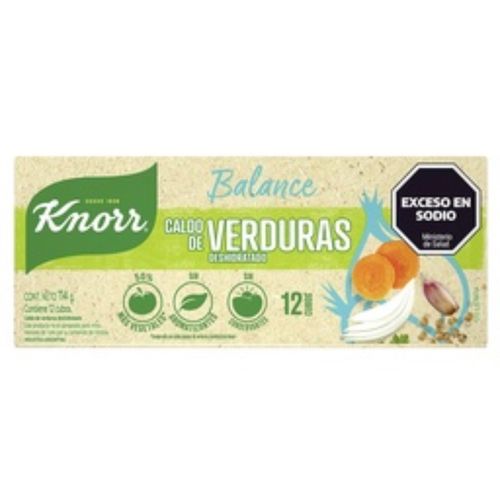 Caldo Knorr Balance de Verdura x 12 cubos