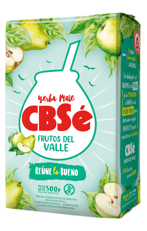 Yerba Mate CBSé Frutos del Valle 500g