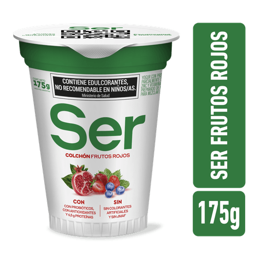 Yogur Ser Descremado Frutos Rojos 175g