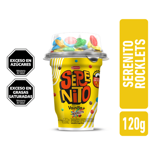 Postre Serenito C/Confites Vainilla 120g