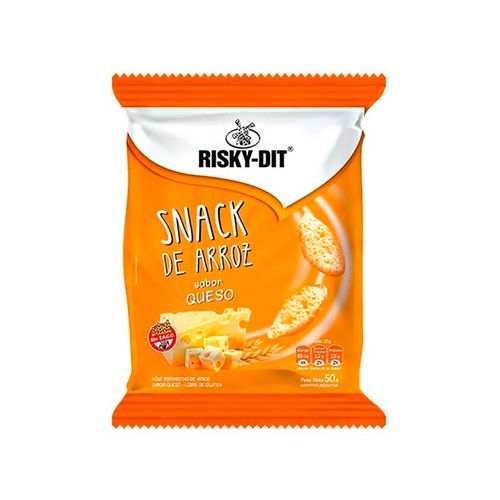 Snack De Arroz Risky-Dit Queso 50g