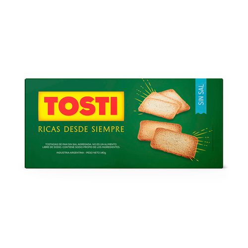 Tostada Tosti Fina Sin Sal 140g