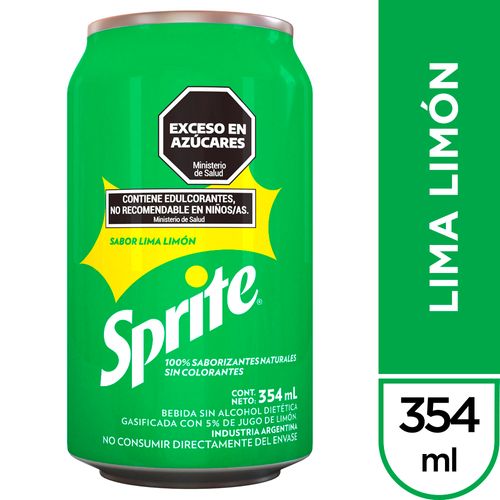 Gaseosa Sprite Lima Limón 354ml