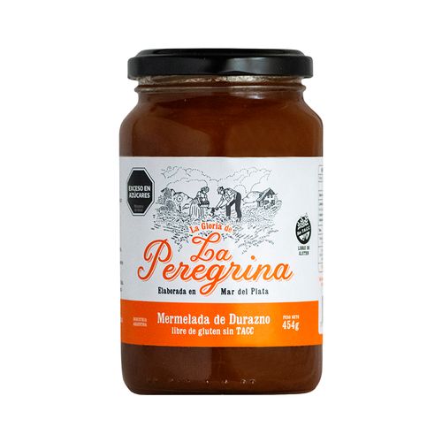 Mermelada La Peregrina De Durazno Sin Tacc 454g