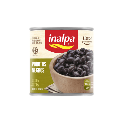 Porotos Negros Inalpa 300g