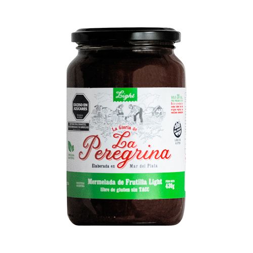 Mermelada De Frutilla Light Sin Tacc La Peregrina 430g