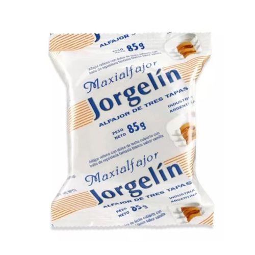Maxialfajor Jorgelín Chocolate Blanco 85g