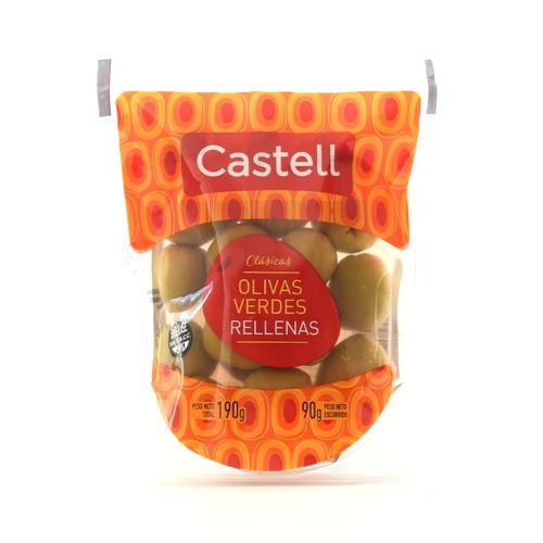 Aceitunas Castell Verdes Rellenas 100g