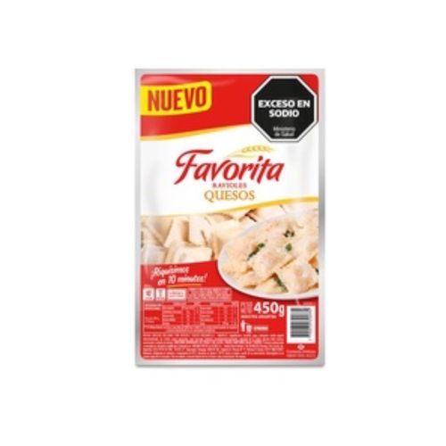 Ravioles Favorita Queso 450g