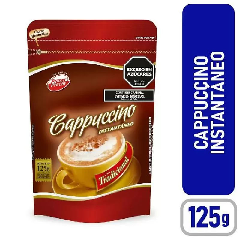 Capuccino instantáneo Primer Precio 125g