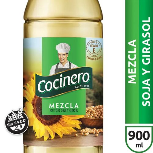 Aceite Cocinero Mezcla 900ml