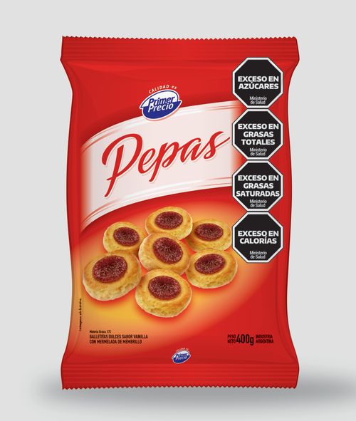 Pepas Primer Precio De Membrillo 400g