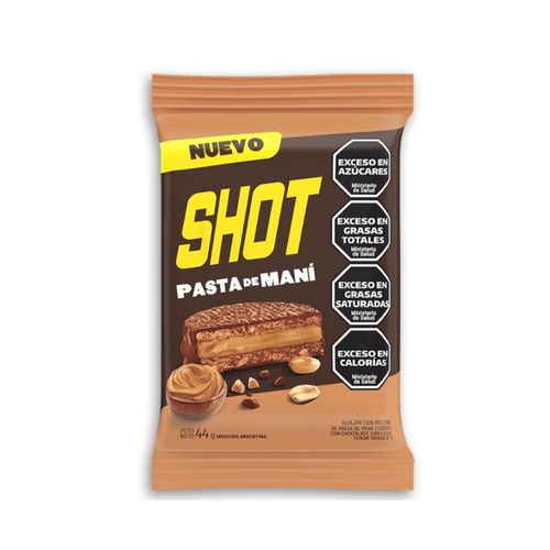 Alfajor Shot Con Pasta de Maní 44g