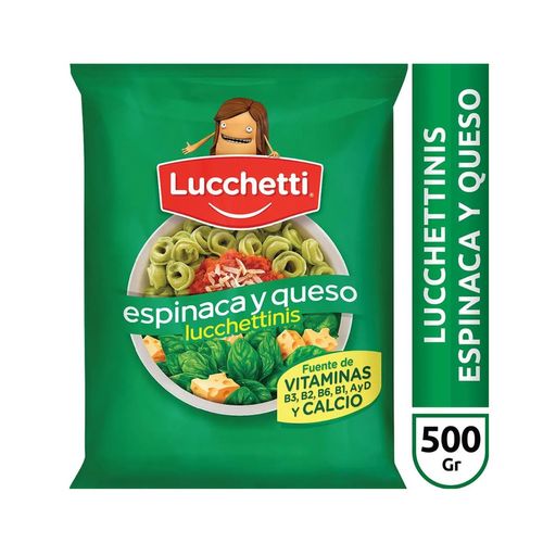 Lucchettinis Lucchetti Espinaca y Queso 500g