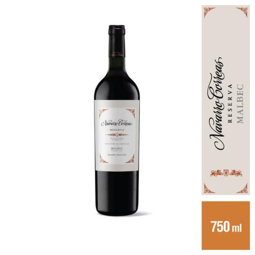 Vino Navarro Correas Reserva Malbec 750ml