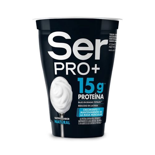 Yogur Batido Ser PRO+ Con Proteínas Sabor Natural 175g