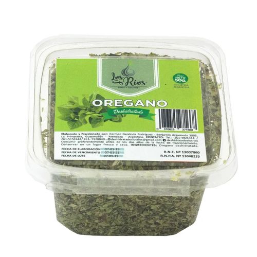 Orégano Los Rios Deshidratado 50g