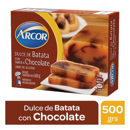 Dulce de Batata Arcor Sabor Chocolate 500g