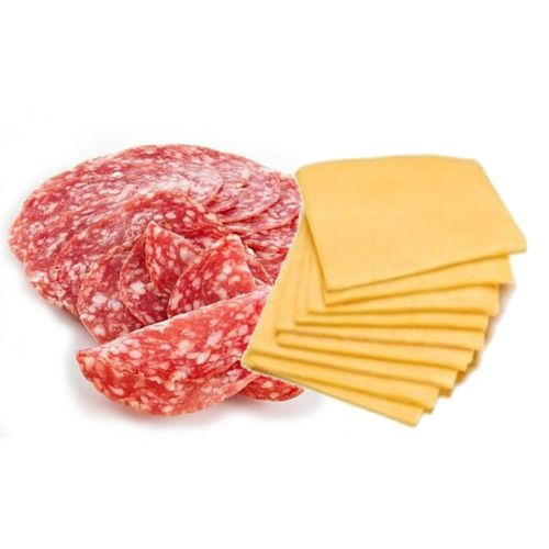 Salame Milán + Queso en Barra Flor de Linares 400g