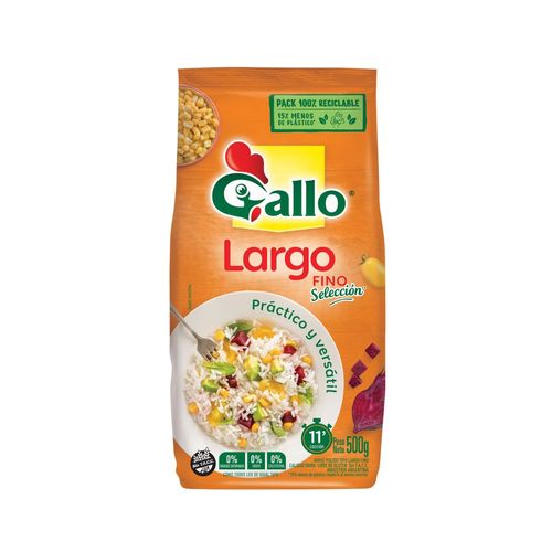 Arroz Gallo Largo Fino 500g