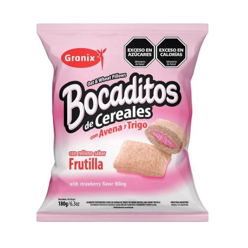 Bocaditos Granix Rellenos Frutilla 180g