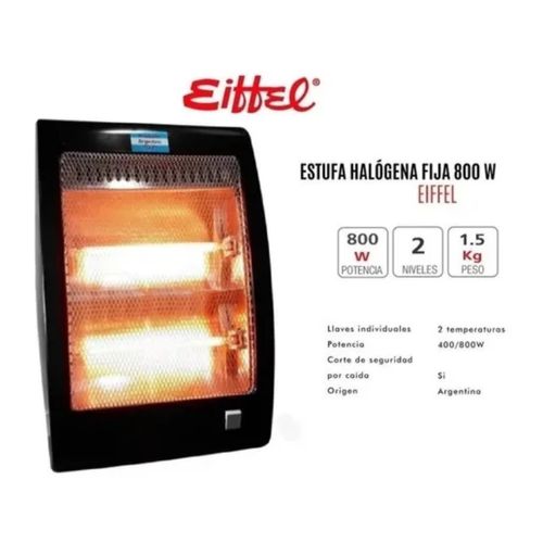 Estufa Infrarroja 2 Velas Eiffel E511